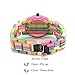 Bewell Student Girl's Elegant Cute Look Wood Watch Analog Quartz Lightweight Colorful Wood Wrist Watch