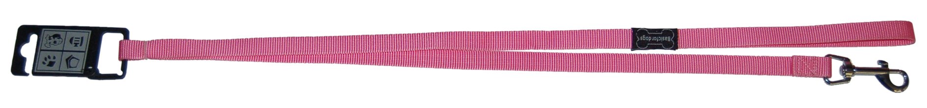 Wouapy Basic Line 3 Positions Lead for Dog, 25 mm/2 m, Pink
