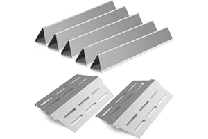 BTCDR Grill Replacement Parts for Weber Genesis 300 Series E310 E320 E330 S310 S320 S330 E-310 E-320 S-310 S-320 E/S-330 EP/CEP-310 EP/CEP-320 EP/CEP-330 Stainless Steel Flavorizer Bars Heat Deflector