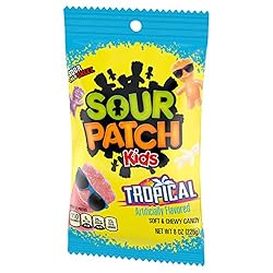 SOUR PATCH KIDS Tropical Soft & Chewy Candy, 12-8