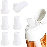 6 Pcs Bite Valve Replacement for Brita Water Bottle Filter, Silicone Mouthpiece Replacement Parts Water Bottle Spout Straw Accessories