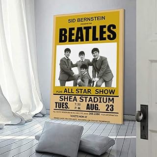 XYDQ Poster décoratif sur toile The Beatles pour salon, chambre à coucher 50 x 75 cm – Image 3
