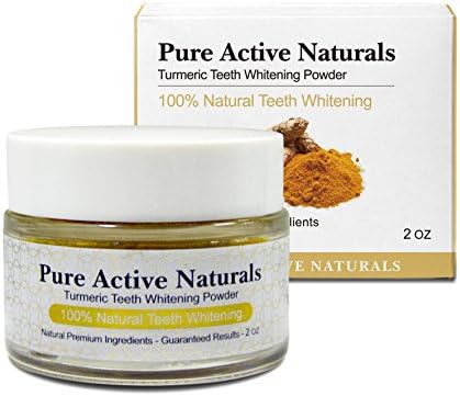 Turmeric Teeth Whitening Powder - All Natural Teeth Whitener - 7 Shades in 7 Days - No Artificial Ingredients - Tumeric - Improve Gum and Oral Health - Charcoal