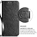 LG Stylo 5 Case,LG Stylo 5 Wallet Case,LG Stylo 5+/Plus Case w/Screen Protector[2 Packs],PU Leather Magnetic Folio Flip Card Slots Holster for Men Women w/Strap/Kickstand Protective Phone Case-Black