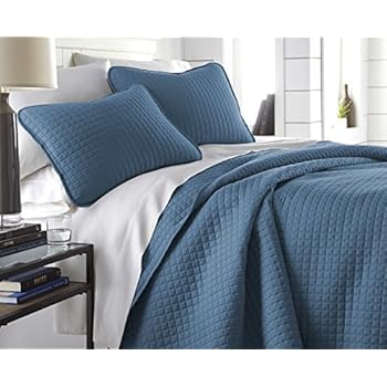 Amazon.com: Bedsure 3-Piece Bedding Quilt Set Navy Blue