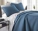 Southshore Fine Living, Inc. Queen Quilt Bedding Set, Summer Comforter Queen Size, Pet Hair Resistant Bedding, Lightweight Bedspread, Full Size Coverlet with 2 Pillow Shams, Coronet Blue