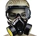Joyutoy Safety Mask Industrial Gas Chemical Anti-Dust Paint Respirator Mask Goggles Set