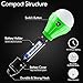 FLY2SKY Tent Lamp Portable LED Tent Light 4 Packs Hurricane Emergency Lights Camping Light Bulbs Camping Tent Lantern Bulb Camping Equipment for Camping Hiking Backpacking Fishing, Battery Powered