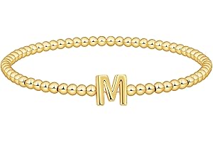 Coshilta Gold Bracelets for Women with A-Z Letter