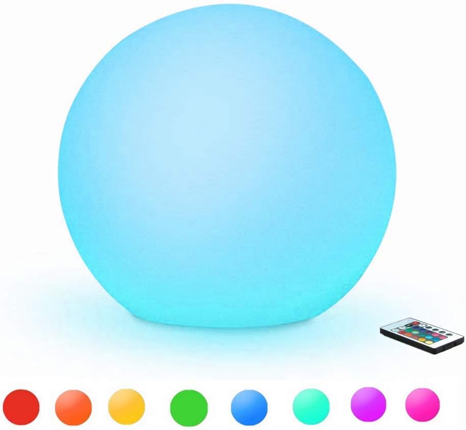 Best small desk rgb color-changing led globe light orb