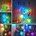 LoveNite Wine Bottle Lights with Cork, 10 Pack Battery Operated 8 LED Cork Shape Copper Wire Colorful Fairy Mini String Lights for DIY,Party,Decor,Christmas,Halloween,Wedding (5 Colors Flicker)