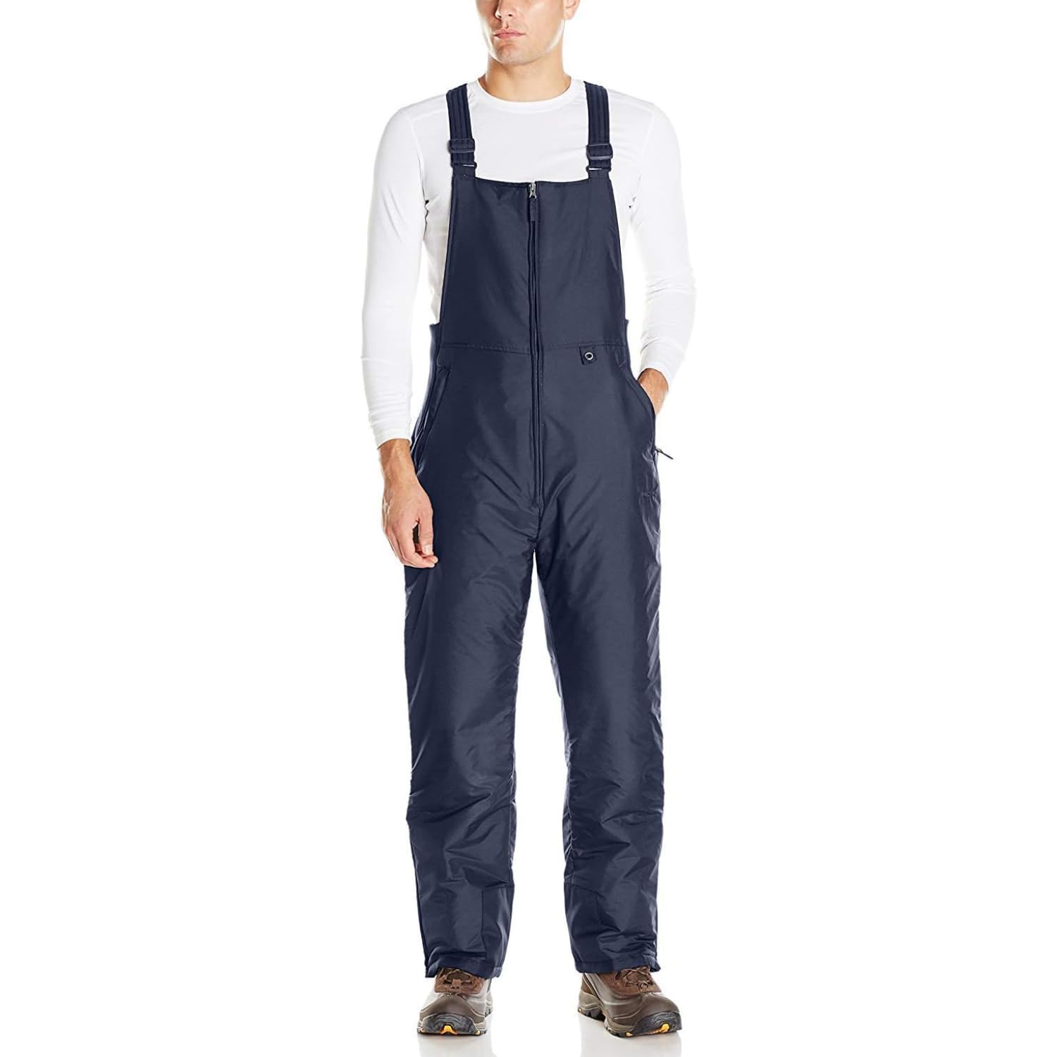 Arctix Men's Essential Insulated Bib Overalls, Blue Night, Small/30" Inseam Image