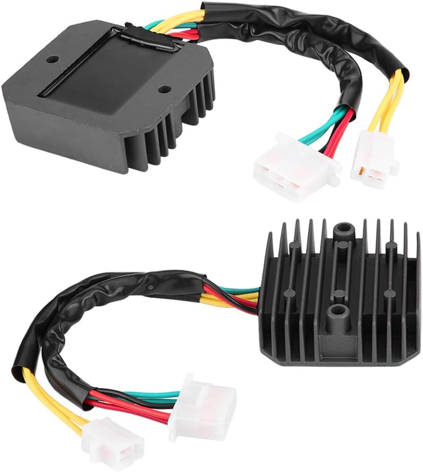 KIMISS Voltage Rectifier Voltage Regulator Rectifier Motorcycle Connector Aluminum Alloy Motorcycle Voltage Stabilizer for VF750C MAGNA VF700C VF700 VT800C GL500 - Image 3