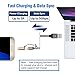USB C to Micro USB Adapter 4 Pack, Micro USB Male to USB Type C Female Converter Charger Connector with Keychain fit Power Bank Digital Camera Samsung Galaxy S7 Edge LG G4 Nexus 5 6 Android More
