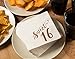 Sweet 16 Napkins with Rose Gold Foil Details (5 x 5 In, White, 50 Pack)