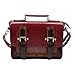 ECOSUSI Women Faux Leather Vintage Small Satchel Bag Crossbody Purse