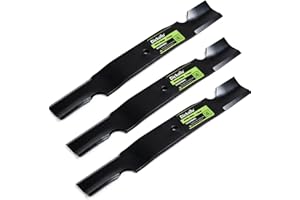 Dichallu Mower Blades for Grasshopper 320239, 320236, 320238,18" High-Lift Notch Lawn Mower Blades for 52" Grasshopper Durama