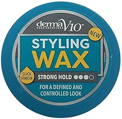 Derma V10 Styling Wax Strong Hold 50ml Six Packs Hair Styling Product