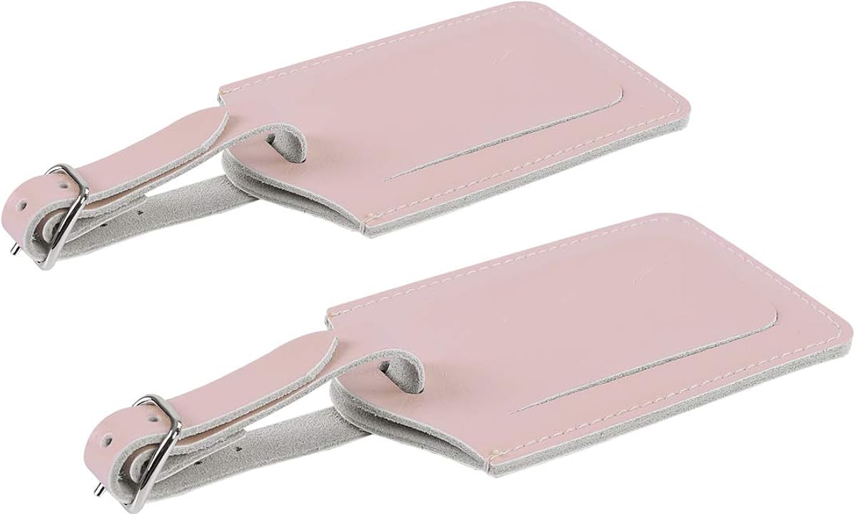 leather luggage tags amazon