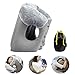 FengNiao Inflatable Travel Pillow Airplane Rest Pillow Comfortable Travel Neck Pillow for Airplanes Cars Trains Camping and Traveling (Gray) HAIYANLE