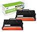 Aztech Compatible Toner Cartridge Replacement for Brother TN850 (Black, 2-Packs)