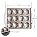 Bakerdream 12-Cup Nonstick Madeleine Pan Baking Shell Mould Madeleine Cake Pan