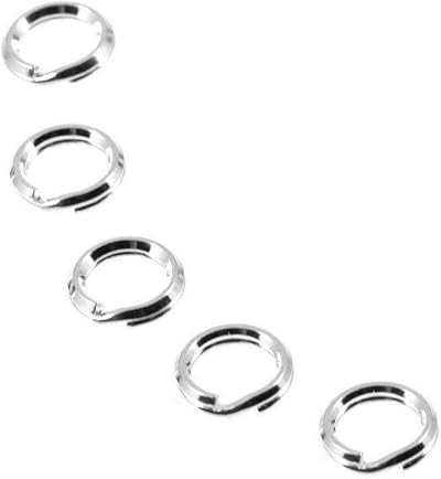 Beautiful Jewellery 5x 5mm Solid 925 Sterling Silver Split Ring Jump Rings