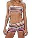 Women Crochet Bikini Set Knit 2PCS Bathing Suit Swimsuit Beachwear