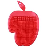DOPTHOI - Magic Silicone Cleaning Brush Glove Apple Shape Dish Bowl Wash Cleaner Brushes Kitchen Cooking Tool Pot Cleaning Brushes