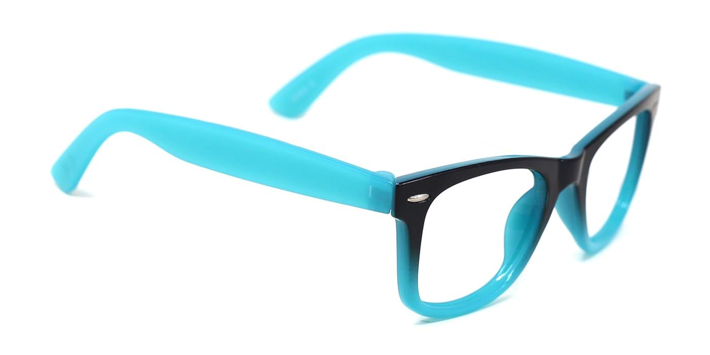square wayfarer eyeglasses