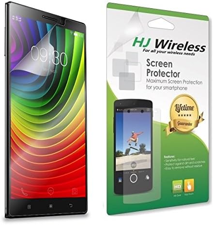 Best Lenovo Vibe Z2 Pro K920 Screen Protector. High Definition Clear Plastic Film Compatible Premium PET Invisible Phone Screen Protection HD Clear Retail Packaging