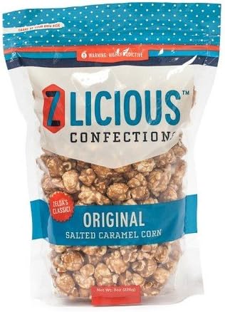 Zlicious Confections Original Salted Caramel Corn 8 oz