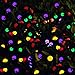 Dcoo Solar Globe String Lights for Outdoor Patio Lawn Landscape Garden Home Wedding Holiday and Christmas decorations[50LED-Multi Color]