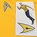 Popfunk Classic Star Trek Uniform T Shirt Collection & Stickers