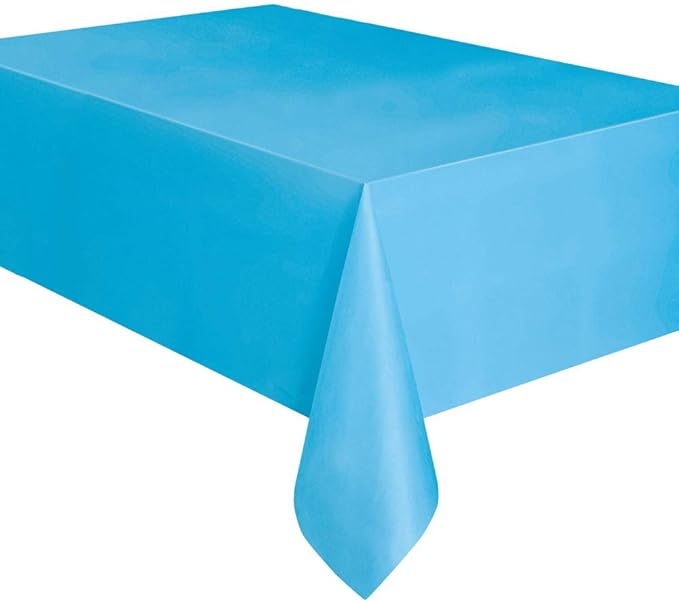 Light Blue Plastic Tablecloth, 108" x 54" Amazon.ca Toys & Games