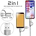 Multi Charging Cable 6.5Ft/2M MFi Certified 2Pack USB A to Lightning/Micro USB Cables 2 in 1 Nylon Braided Charge and Sync Charger Cord for iPhone, iPad/iPod, Huawei, Nexus, Nokia, Sony, HTC & More