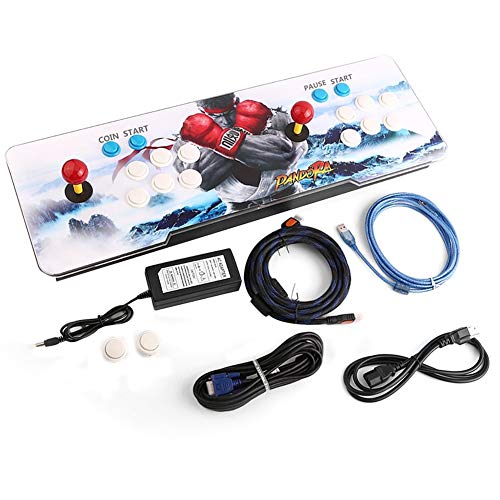 Barbella [2020 Arcade Games Console -Portable 10" Inch 2D Pandora's 5s Arcade Video Game for 2 Players Arcade Machine Double Arcade Joystick Built-in Speaker