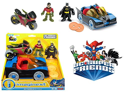 4 Fisher+Price+Imaginext+Super+Friends+Batmobile