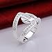 NYKKOLA Jewelry Crystal Paved Unique Design 925 Silver Ring(O)