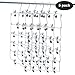 Homend 6-Tier Skirt Hangers Foldable Pants Hangers Closet Organizer Stainless Steel Fold up Space Saving Hangers (5 Pack)
