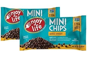 Enjoy Life Semi-sweet Chocolate Mini Chips, 10 Ounce, Pack of 2