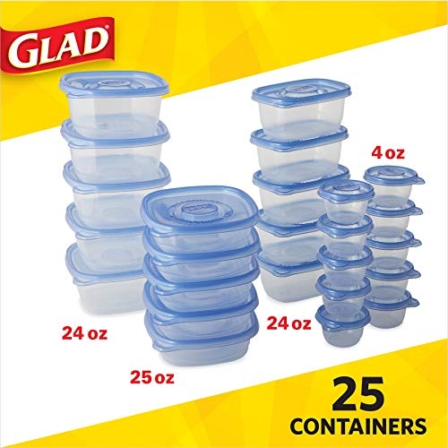 GladWare Food Storage Containers, Lunch Variety Pack, 25 Count Set