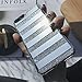 iPhone 7 Plus/iPhone 8 Plus Case for Girls,Opretty Bling Luxury Glitter Pretty Cute Powder Phone Case Mirror Reflex Striped Stars Pattern Back Cover for iPhone 7Plus / 8Plus-Silver