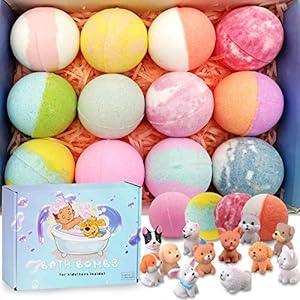 Bath-Bombs-for-Kids-with-Surprise-Toys-Inside-kids-Bath-Bombs-Gift-Set-Bubble-Bath-Bombs-for-Girls-and-Boys12pcs-35ozper Bath Bombs for Kids with Surprise Toys Inside kids Bath Bombs Gift Set Bubble Bath Bombs for Girls and Boys(12pcs 3.5oz…