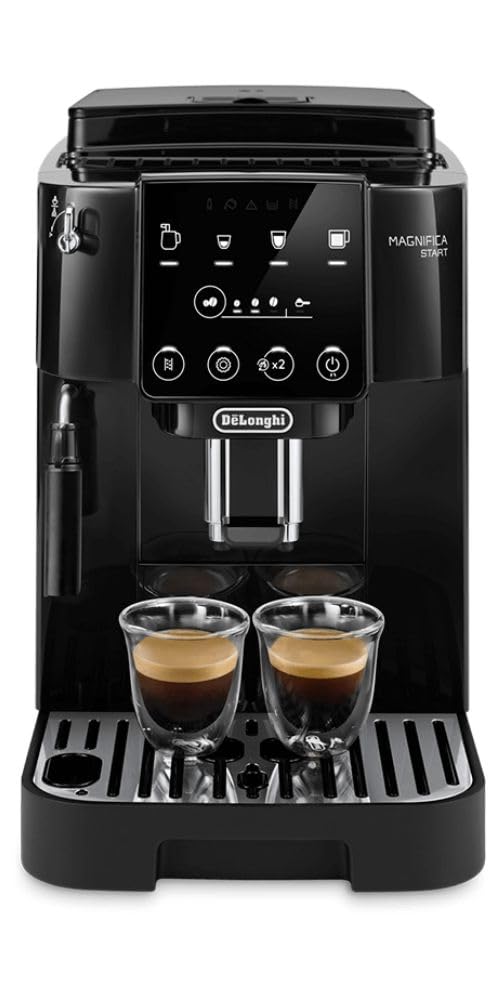 De’Longhi (デロンギ) 全自動コーヒーマシン マグニフィカスタート ECAM22020B コーヒーメーカー エスプレッソマシン 全3メニュー カフェジャポーネ搭載 スペシャルティ機能 豆から挽きたて 手動ミルクフロッサー [ブラック] デロンギファミリー登録で3年保証 の商品画像