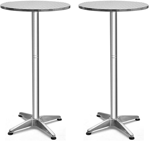 Amazon Com Silver Lightweight Stainless Steel Aluminium Round
