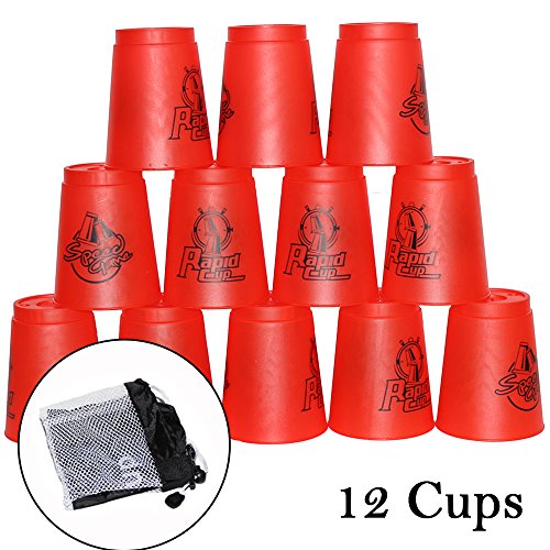 Buy Amhii Quick Stack Cups Set of 12 with Quick Release Stem Sports