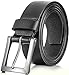 Marino Avenue Men's Belt 100% Leather Casual Belt Looks Great with Jeans, Khakis, Dress-Classic Single Prong Buckle with Elegant Gift Box - Deep Charcoal - 36 (Waist: 34)
