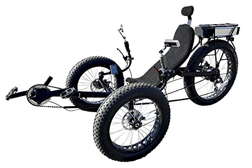Fat Tire Electric Recumbent Tricycle, Recumbent Trike