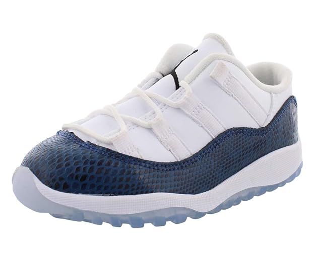 retro 11 low white black navy